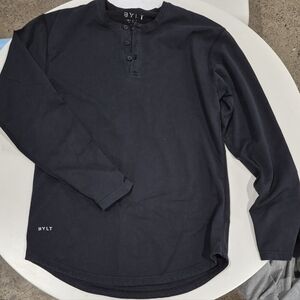 BYLT Henley Drop Cut Top